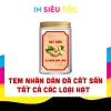 Tem Tết Kraf Hạt Đã Cắt Sẵn Bo Góc - Hạt Điều, Hướng Dương, Bí, Macca Giá 18.000đ 2