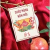 Tem Tết Kraft Decal dán Hoạ tiết - Giá gốc 21.960, giảm còn 18.000, chất liệu bền 2