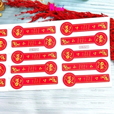 Tem Tết Niêm Phong Hoạ Tiết Xuân 2.024 - Dán Chúc Mừng Năm Mới, Giá chỉ 21.500đ