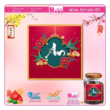 Tem Tết Phúc Lộc Cát An 2.026 - Dán Decal Chúc Mừng, Bánh, Kẹo - Giá 19.900 VND