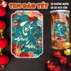 Tem Tết Sang Trọng Decal Chữ Tết Chống Nước Dán Hộp Bánh Khô Mứt Quà Giỏ