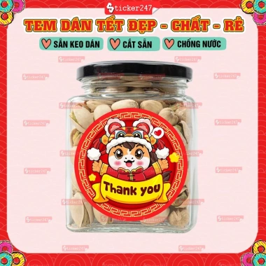 Tem Tết Thank You 2.026 - Sticker Chúc Mừng Năm Mới, Ngon Miệng, Giá chỉ 12.500đ 4