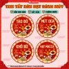 Tem Tết Việt Niêm Phong Hũ PET và Thủy Tinh - Decal Sang Dán Mứt, Bánh Kẹo, Hạt Dinh Dưỡng, Khô Bò Chống Nước - 12.5k 5