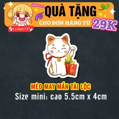 Tem Tết Xuân An Nhiên – Decal chống nước, trang trí hộp quà, tem hạt sang trọng 24.500đ