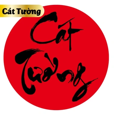 Tem thư pháp 9cm chữ Phúc Lộc Thọ - Trang trí Tết, quà tặng giỏ, giá chỉ 2.000₫