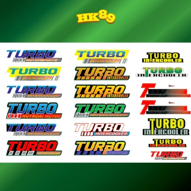 Tem xe tải Turbo Intercooler - Tem dán Howo, đầu kéo chống nắng mưa, giảm giá 20%