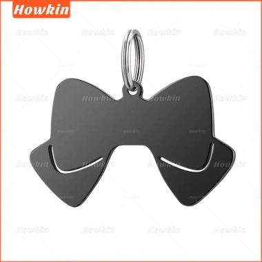 Tên cá tính Nơ chó mặt dây nơ thắt cổ - Thẻ ID chống mất cho chó mèo GP08 10 Tên cá tính Nơ chó mặt dây nơ thắt cổ - Thẻ ID chống mất cho chó mèo GP08 10