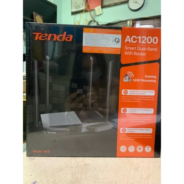 Tenda AC6 AC1.200 WiFi Băng Tầng Kép Thông Minh - 1.200Mbps, phủ sóng toàn nhà, giá 399k