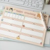 Tệp Ghi Chú Kế Hoạch Hàng Ngày Tuần Tháng Thời Khóa Biểu Bảng Plan Hình Mèo Cánh Cụt Gấu Đáng Yêu - Giá ưu đãi 35.689 3