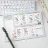 Tệp Ghi Chú Kế Hoạch Hàng Ngày Tuần Tháng Thời Khóa Biểu Bảng Plan Hình Mèo Cánh Cụt Gấu Đáng Yêu - Giá ưu đãi 35.689 7