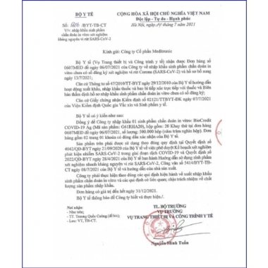 Test Nhanh Covid-19 Biocredit Hàn Quốc - Que Thử Kháng Sars-CoV-2, Giá 90.000 VND