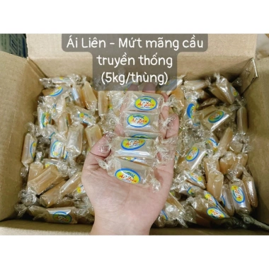Tết 2.024 Túi 500g Kẹo Mãng Cầu Ái Liên Đặc Biệt Thơm Ngon - Giá 135.000 VND giảm 21% Mua ngay, quà Tết, giao nhanh