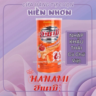 Tết 2.026 Lon 110gr Snack Hanami vị tôm Thái Lan - Bánh phồng tôm giòn, giá chỉ 67.800 VND 9