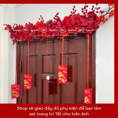 Tết 2.026 Set Nguyên Liệu Trang Trí Nghinh Xuân Đón Lộc kèm Keo Nến – Decor Nhà Cửa, Quán Cà Phê, 249.000₫ 7