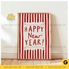 Tết 2.026 Tranh canvas chữ Happy New Year trang trí phòng giá ưu đãi 114k 2
