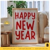 Tết 2.026 Tranh canvas chữ Happy New Year trang trí phòng giá ưu đãi 114k 4