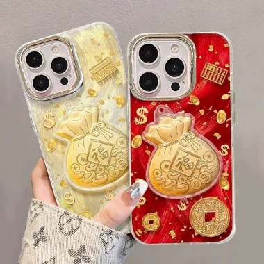 Tết Nguyên Đán Túi May Mắn Tiền 3D và Ốp Lưng OPPO Reno 15/15F 5G Silicon Mềm Chống Rơi - Giá Ưu Đãi 86.819₫