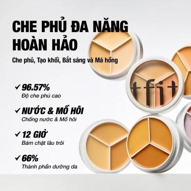TFIT Concealer 3 màu - Kem che khuyết điểm tiện lợi, chỉ 299.000 VND