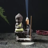 Thác Khói Chú Tiểu Trầm Hương Ko Tăm - Linh Hương Gốm Sứ, Lư Xông Phong Thủy 55k 9