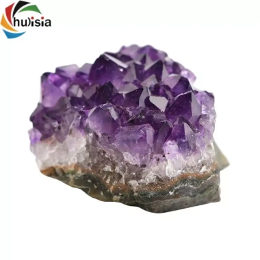 Thạch Anh Tím Geode Pha Lê Chalisia Đá May Mắn Trang Trí Nhà, Giá 92.400₫