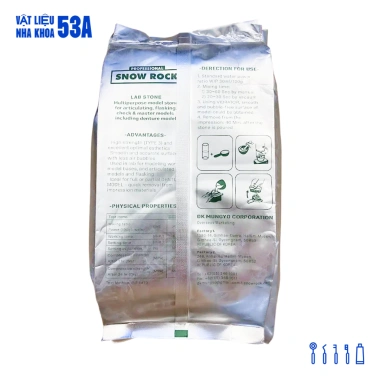 Thạch cao Vàng SNOW ROCK Lab Stone 1kg - Giá chỉ 50.000đ, giảm 13.500đ, chất lượng cao, dễ dùng