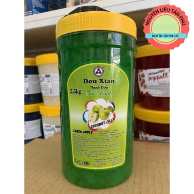 Thạch Dừa Dou Xian hương Táo Đào Dâu hũ 2,5kg - Ngon, bổ dưỡng, giảm giá 93.000đ 2