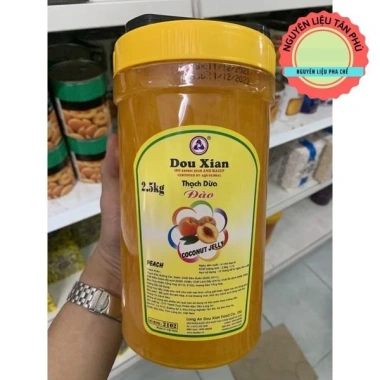 Thạch Dừa Dou Xian hương Táo Đào Dâu hũ 2,5kg - Ngon, bổ dưỡng, giảm giá 93.000đ 5