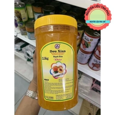 Thạch Dừa Dou Xian hương Táo Đào Dâu hũ 2,5kg - Ngon, bổ dưỡng, giảm giá 93.000đ 9