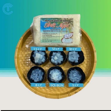 Thạch dừa ép khô 1kg - Nhiều size, Tặng hương thơm, Giá chỉ 65.000 VNĐ 7
