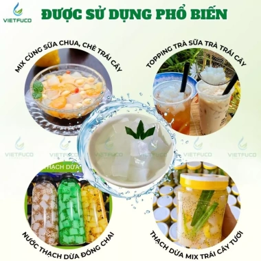 Thạch dừa hạt chia Triết Ngọc 1KG - Nguyên liệu topping, giá ưu đãi 100k 6 Thạch dừa hạt chia Triết Ngọc 1KG - Nguyên liệu topping, giá ưu đãi 100k 6
