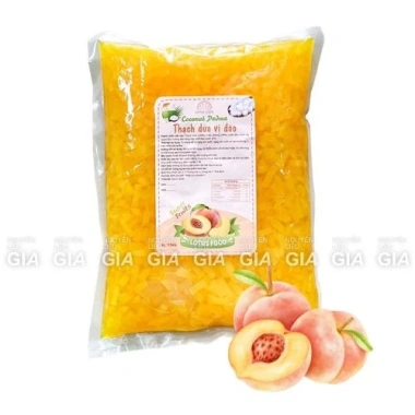 Thạch dừa Lotus 1.5kg hương đào, 10 bịch, giảm giá chỉ 273,100đ - thơm ngon, tiện lợi 2 Thạch dừa Lotus 1.5kg hương đào, 10 bịch, giảm giá chỉ 273,100đ - thơm ngon, tiện lợi 2