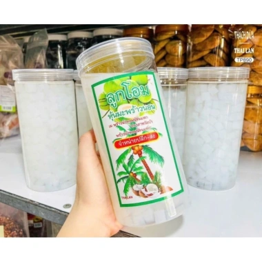 Thạch dừa Thái Lan 500gr - Dai giòn, vị ngọt thanh, ăn vừa miệng, 45.000 VND