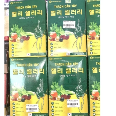 Thạch giảm cân 10 gói - Cần tây, Tỏi đen, Linh chi - Đẹp da, Giữ dáng, Giá 105.000 VND 2