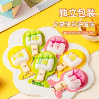 Thạch Que Kem Trái Cây Sữa Chua Phô Mai 3D Chunyayuan - Mix Đủ Vị, Giảm còn 145.000