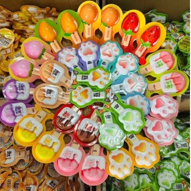 Thạch Que Kem Trái Cây Sữa Chua Phô Mai 3D Mix Vị Đậm Đà, Đồ Ăn Vặt Tết Giá 75.000đ