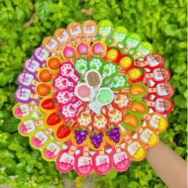 Thạch Que Kem Trái Cây Sữa Chua Phô Mai 3D Mix Vị Đậm Đà, Đồ Ăn Vặt Tết Giá 75.000đ 2