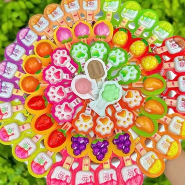 Thạch Que Kem Trái Cây Sữa Chua Phô Mai 3D Mix Vị Đậm Đà, Đồ Ăn Vặt Tết Giá 75.000đ 7