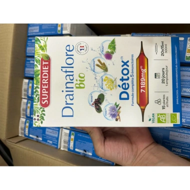 Thải Độc Cơ Thể Bio 5 Trong 1 Drainaflore - Detox Lọc, Da Đẹp, Dáng Thon - 649.000đ 6 Thải Độc Cơ Thể Bio 5 Trong 1 Drainaflore - Detox Lọc, Da Đẹp, Dáng Thon - 649.000đ 6