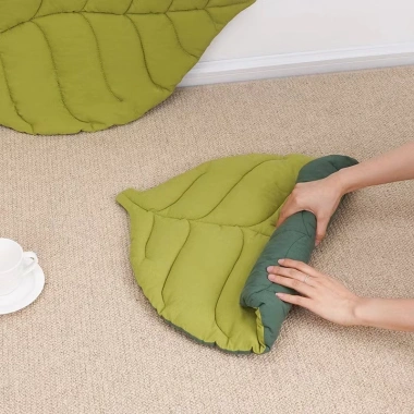 Thảm 2 mặt họa tiết lá cho mèo và chó - Cotton mát mẻ, bền chắc, giặt máy, dùng quanh năm, giá ưu đãi 181.766 2