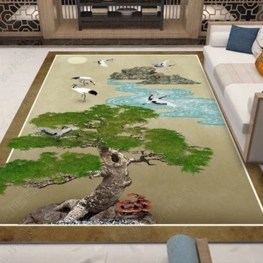 Thảm 3D đa năng phòng khách, ngủ, trà - Chống trượt, dễ lau, giá 232.835 VND 3