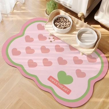 Thảm ăn mèo đá silic siêu thấm nước, chống trượt, dễ vệ sinh - Sàn nhà sạch, giá 271k VND 10