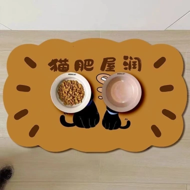 Thảm ăn mèo Diatomite hút nước nhanh, chống trượt, dễ vệ sinh cho chó và thỏ 10 Thảm ăn mèo Diatomite hút nước nhanh, chống trượt, dễ vệ sinh cho chó và thỏ 10