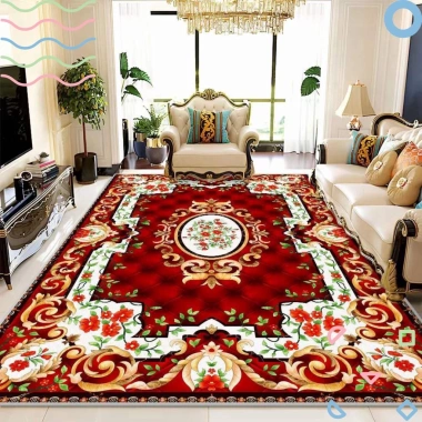 Thảm Bali 2x3m 5D nỉ lì cao cấp - Trải sàn phòng khách, ngủ, sofa, decor chỉ 60.000 VND 2