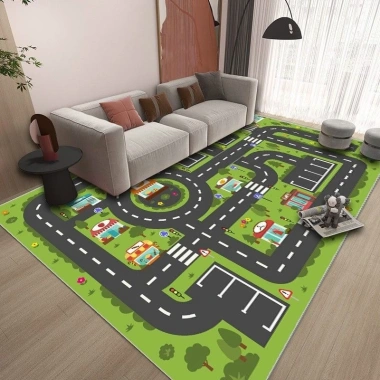 Thảm Bali 5D họa tiết hoạt hình 1.6x2.3 và 2x3m - Trang trí phòng khách, ngủ, giá 129k
