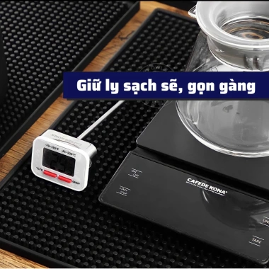 Thảm Bar 30x45cm 3 size - Lót quầy pha chế Espresso, cao su chống rỉ nước, 55k