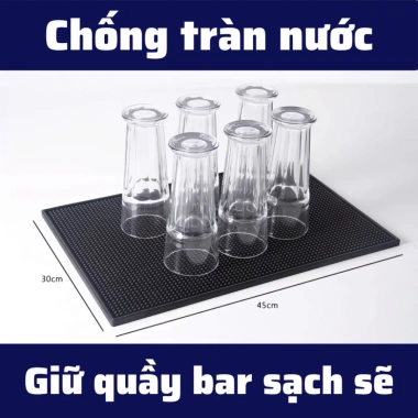 Thảm bar cao su 15x30cm chống rỉ nước – 3 size Espresso cafe, tấm lót quầy pha chế 60.000₫ 5 Thảm bar cao su 15x30cm chống rỉ nước – 3 size Espresso cafe, tấm lót quầy pha chế 60.000₫ 5