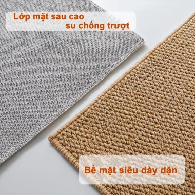 Thảm bếp giả sợi gai dầu kháng nước, chống trượt, dễ vệ sinh - Đa mẫu, giá chỉ 114.400đ