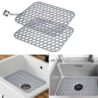 Thảm bồn rửa chén silicon chịu nhiệt, chống trượt, tấm thoát nước đa chức năng 164.268₫