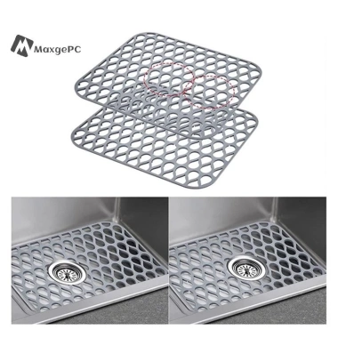 Thảm bồn rửa chén silicon chịu nhiệt, chống trượt, tấm thoát nước đa chức năng 164.268₫