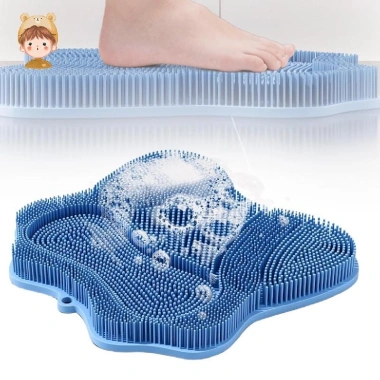 Thảm chà chân tắm cốc hút chống trượt, tấm lót tẩy tế bào chết, treo tường - Giá chỉ 157.572₫